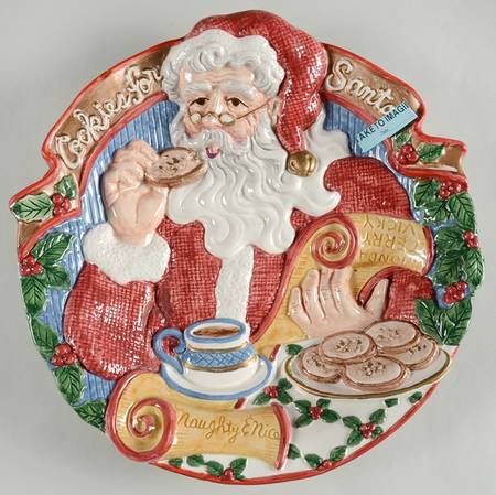Santa's List Cookie Plate