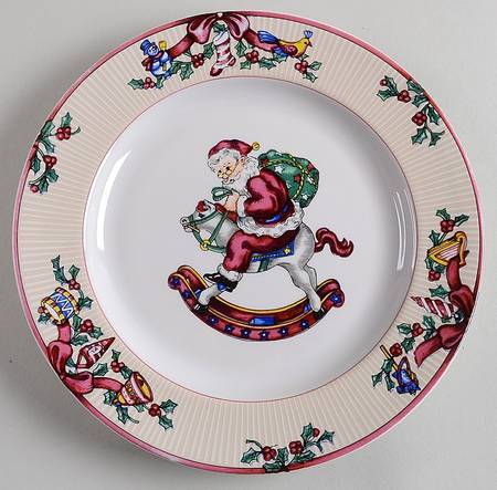 Santa's List Salad Plate