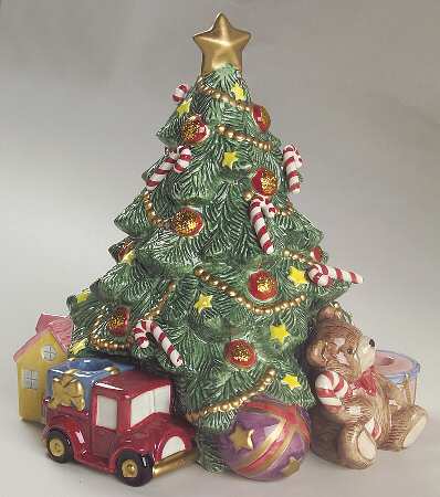 Santa's List Figurine Centerpiece
