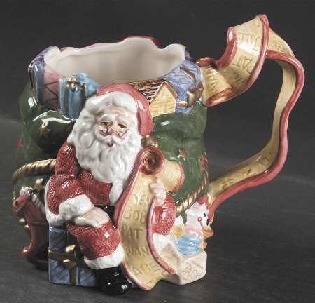 Santa's List Figural Mug