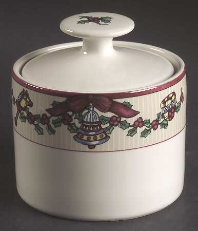 Santa's List Sugar Bowl & Lid