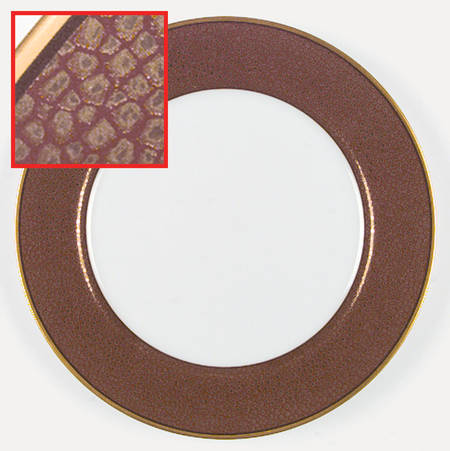 Shagreen Sienna Red by Fitz and Floyd