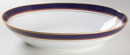 Starburst 10" Oval Vegetable Bowl