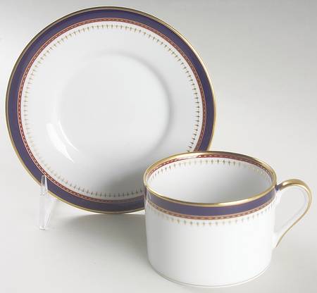 Starburst Flat Cup & Saucer Set