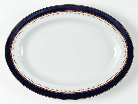 Starburst 14" Oval Serving Platter by Fitz and Floyd