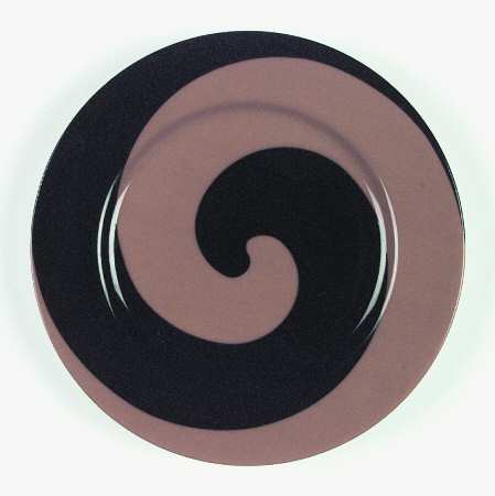 Swirl (Black and Sandalwood) by Fitz and Floyd