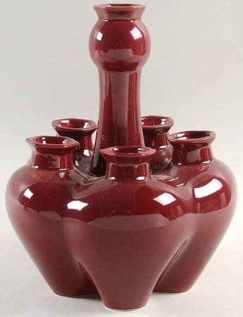 Total Color Plum (Round) 6 Flower Holder Vase by Fitz and Floyd