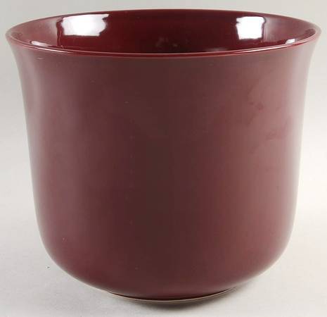Total Color Plum (Round) 7" Cachepot by Fitz and Floyd