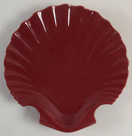 Total Color Plum (Round) Shell Plate by Fitz and Floyd