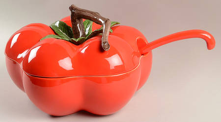 Vegetable Garden Figural Tureen & Lid with Ladle