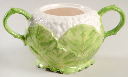 Vegetable Garden Sugar Bowl No Lid