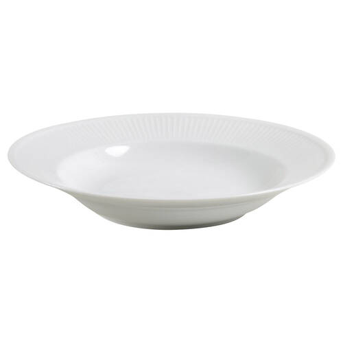 White Classic Large Rim Soup Bowl