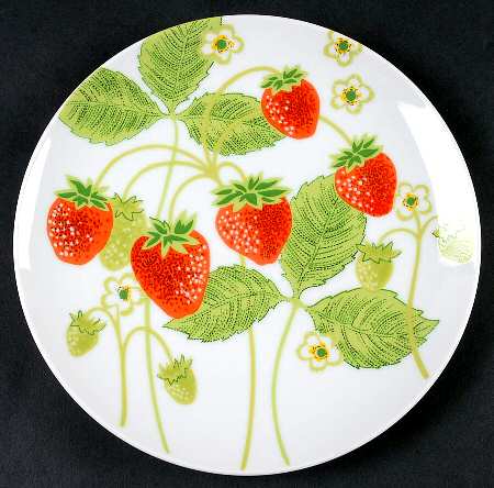 Wild Strawberry Salad Plate
