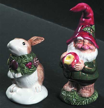 Woodland Santa Salt & Pepper Set