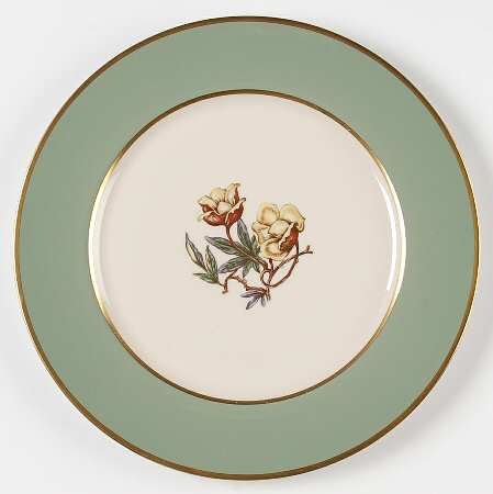 Avalon Sage Green (Gold Trim) by Flintridge