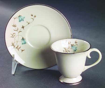 Belnor Footed Demitasse Cup & Saucer Set