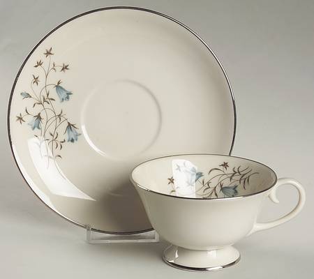 Footed Cup & Saucer Set