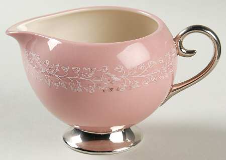 Brocade Rose (Coupe) Creamer