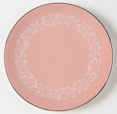 Brocade Rose (Coupe) Salad Plate