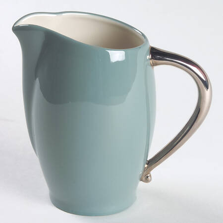 Contessa Peacock Blue (Platinum Trim, Coupe) Creamer