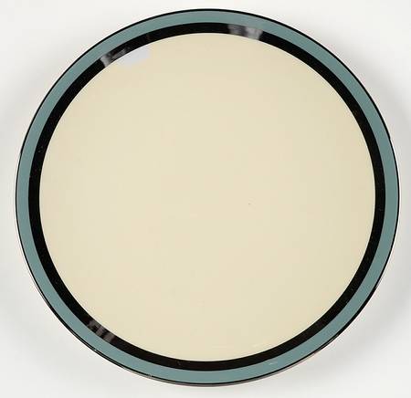 Contessa Peacock Blue (Platinum Trim, Coupe) Salad Plate