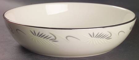 Continental White (Rim) 8" Round Vegetable Bowl