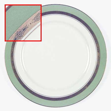 First Lady Green (Gold Trim, Rim) by Flintridge