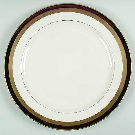Marquis (Rim, Flintridge Backstamp) 14" Chop Plate (Round Platter)