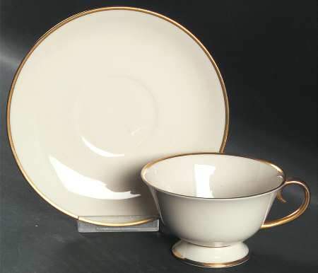 Montrose Footed Cup & Saucer Set