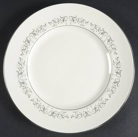 Pierra Gold (Gold Trim, Rim) Salad Plate