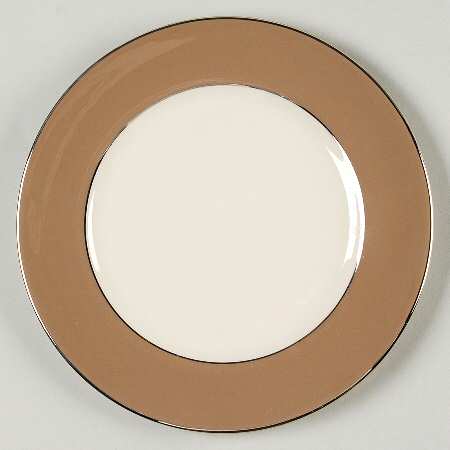 Platinum Cocoa (Rim) Bread & Butter Plate