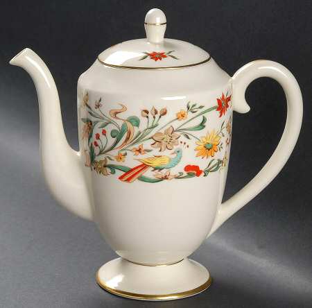 Queen Anne (Rim) Coffee Pot & Lid