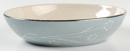 Reverie Strata Blue 8" Round Vegetable Bowl
