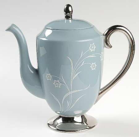 Reverie Strata Blue Coffee Pot & Lid