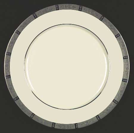Rose Tapestry No Color Band (Rim&Coupe) Dinner Plate