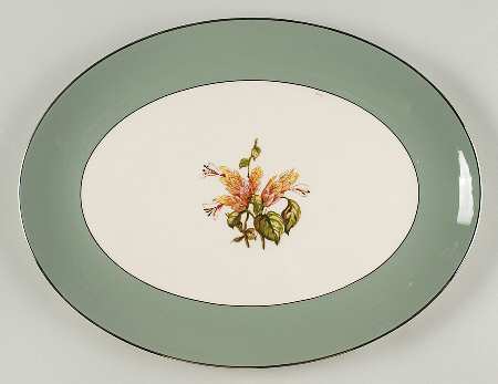 Sarita (Rim & Coupe) 14" Oval Serving Platter