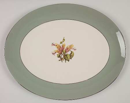 Sarita (Rim & Coupe) 16" Oval Serving Platter