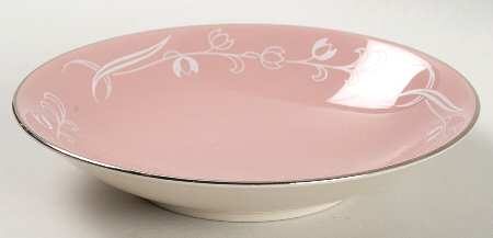 Snow Tulip Pink (Rim & Coupe) Fruit/Dessert (Sauce) Bowl