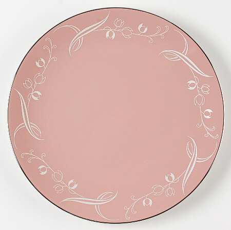 Snow Tulip Pink (Rim & Coupe) Coupe Dinner Plate