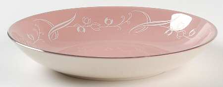 Snow Tulip Pink (Rim & Coupe) Coupe Soup Bowl