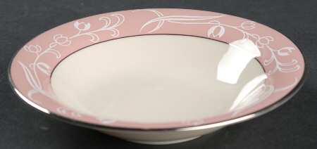 Snow Tulip Pink (Rim & Coupe) Fruit/Dessert (Sauce) Bowl