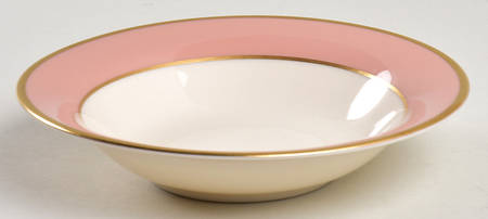 Sylvan-California Coral (Rim) Rim Fruit/Dessert (Sauce) Bowl