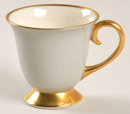 Sylvan-California Gray (Rim) Footed Demitasse Cup