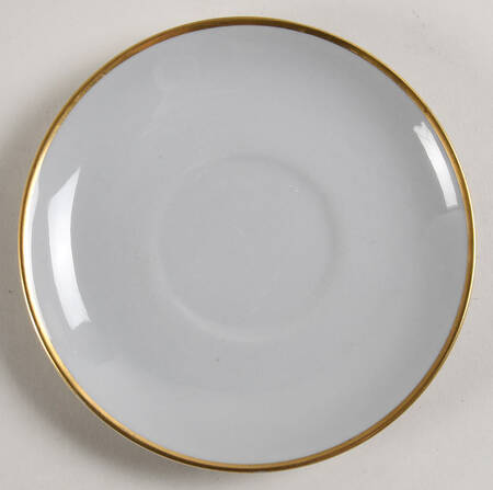Sylvan-California Gray (Rim) Saucer for Footed Cream Soup Bowl