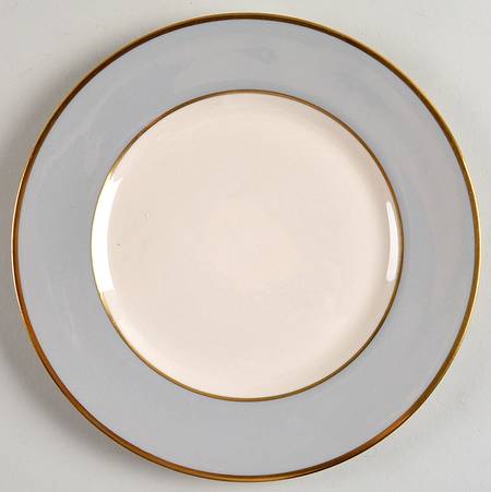 Sylvan-California Gray (Rim) Salad Plate