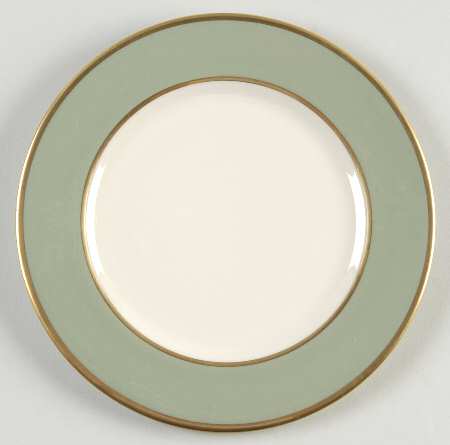 Sylvan-California Sage Green (Rim) Bread & Butter Plate