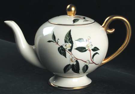 Tea Leaves Teapot & Lid