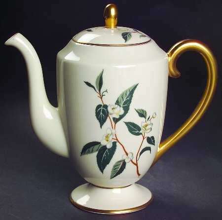 Tea Leaves Coffee Pot & Lid