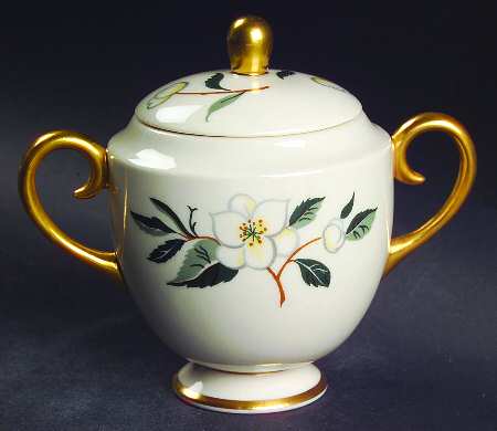 Tea Leaves Mini Sugar Bowl & Lid