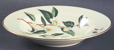 Tea Leaves Rim Soup Bowl